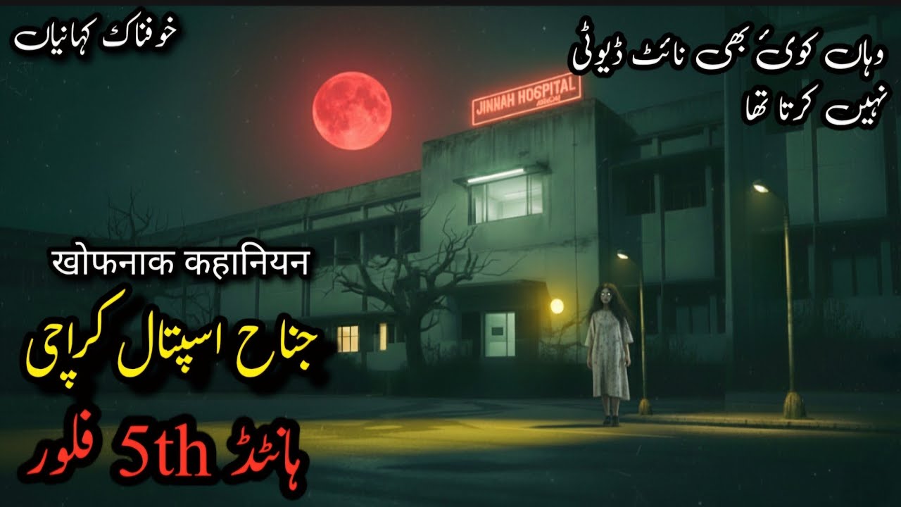 True Horror Story Of Haunted Jinnah Hospital Karachi|Horror Stories Urdu|Nurse Horror Story