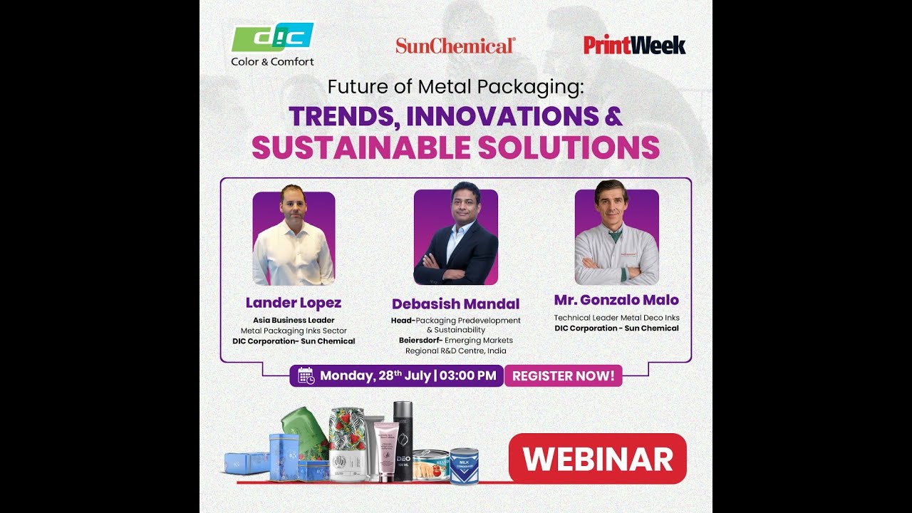 The Future of Metal Packaging: Innovation, Trends & Sustainability DICIndia @PrintWeekIndiaVideos