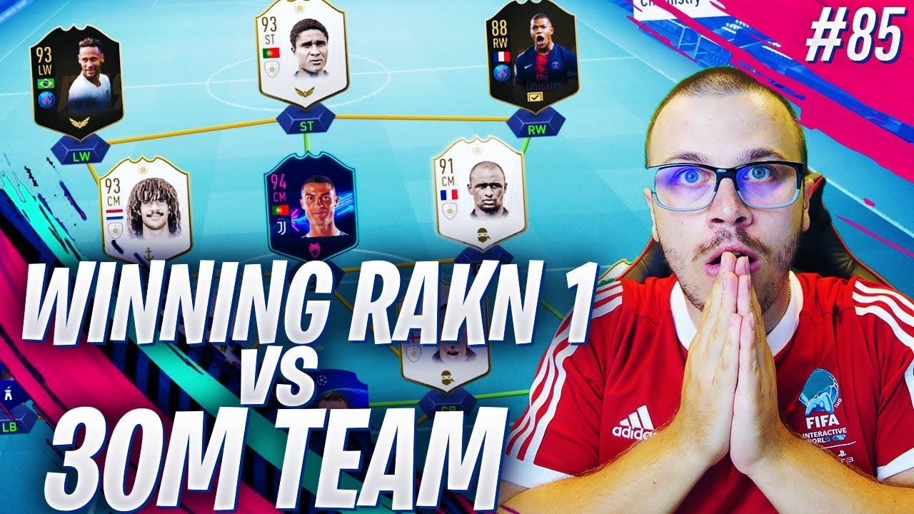 FIFA 19 WINNING RANK 1 in DIVISION 1 vs 30 MILLION COIN SQUAD! MY DIVISION RIVALS JOURNEY