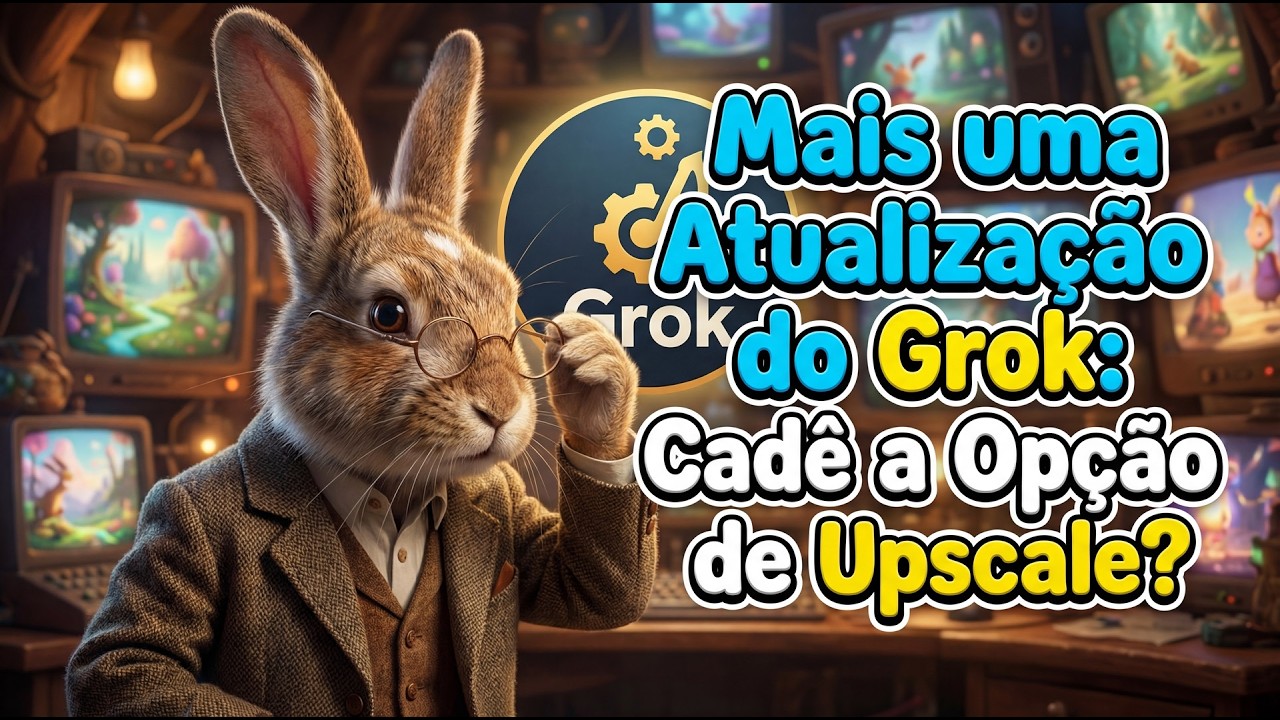 MAIS UMA ATUALIZAÇÃO DO GROK - CADÊ A OPÇÃO DE UPSCALE?