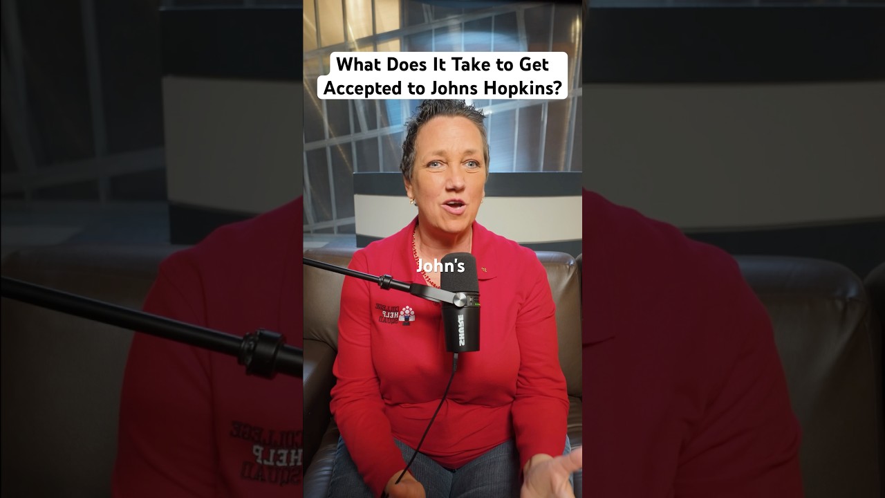 What Does It Take to Get Accepted to Johns Hopkins? #collegeadmissions #college #johnshopkins