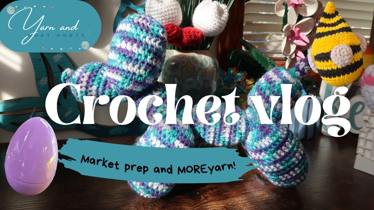 Crochet vlog| Market prep| Random generator