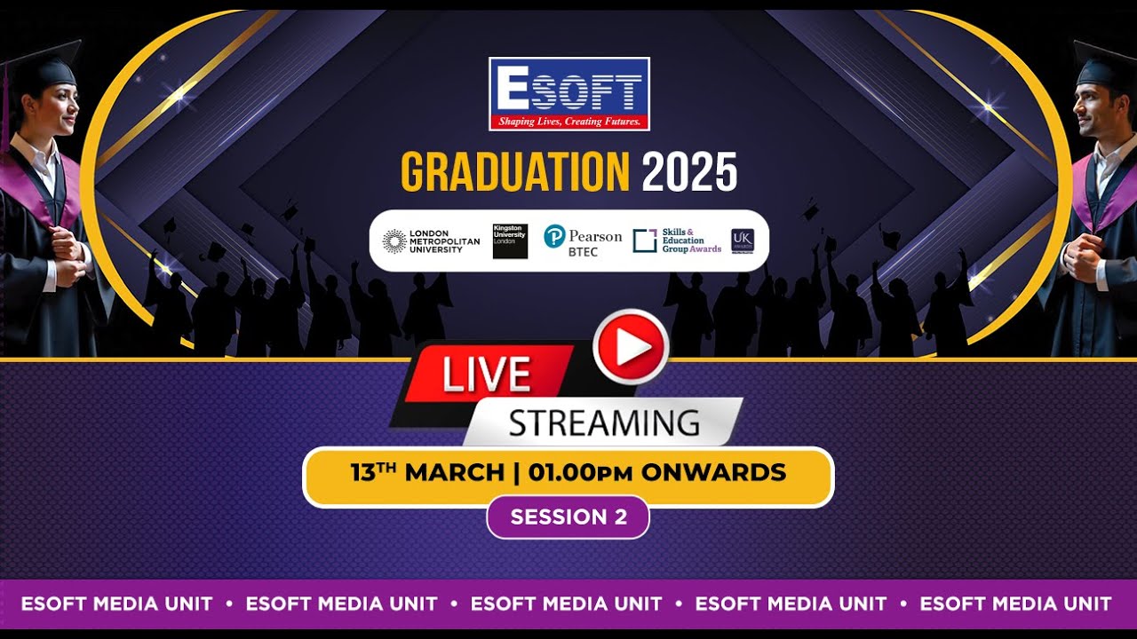 We're all set for Day 01 - Session 02 of ESOFT Graduation 2025!