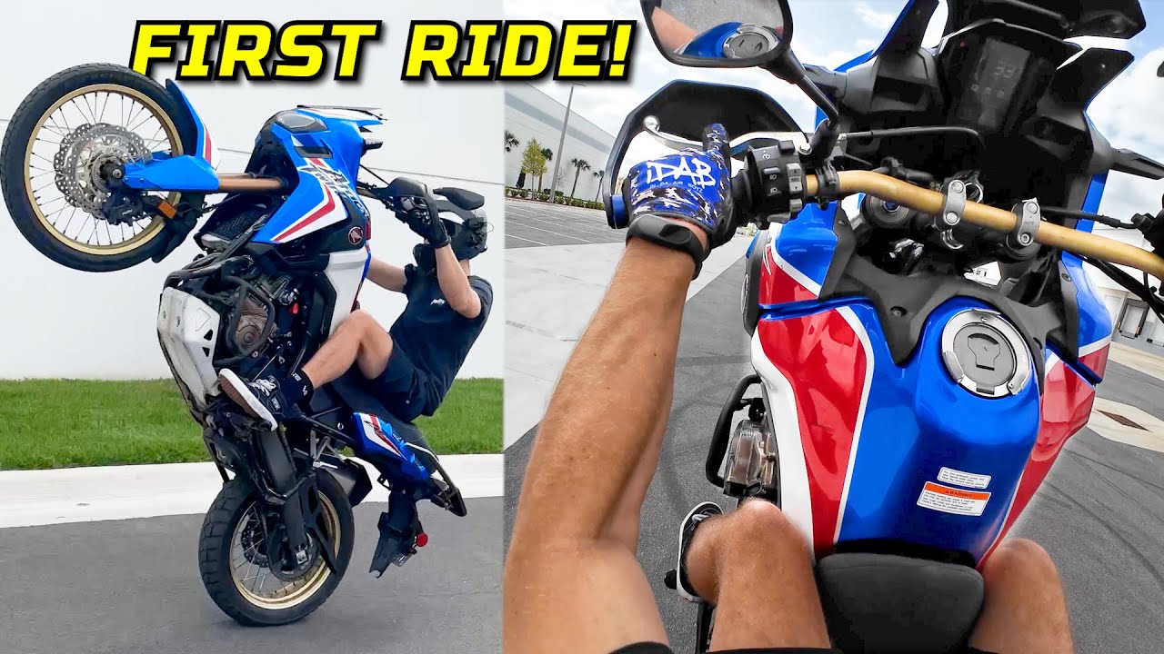 FIRST RIDE ON HONDA AFRICA TWIN 1100!
