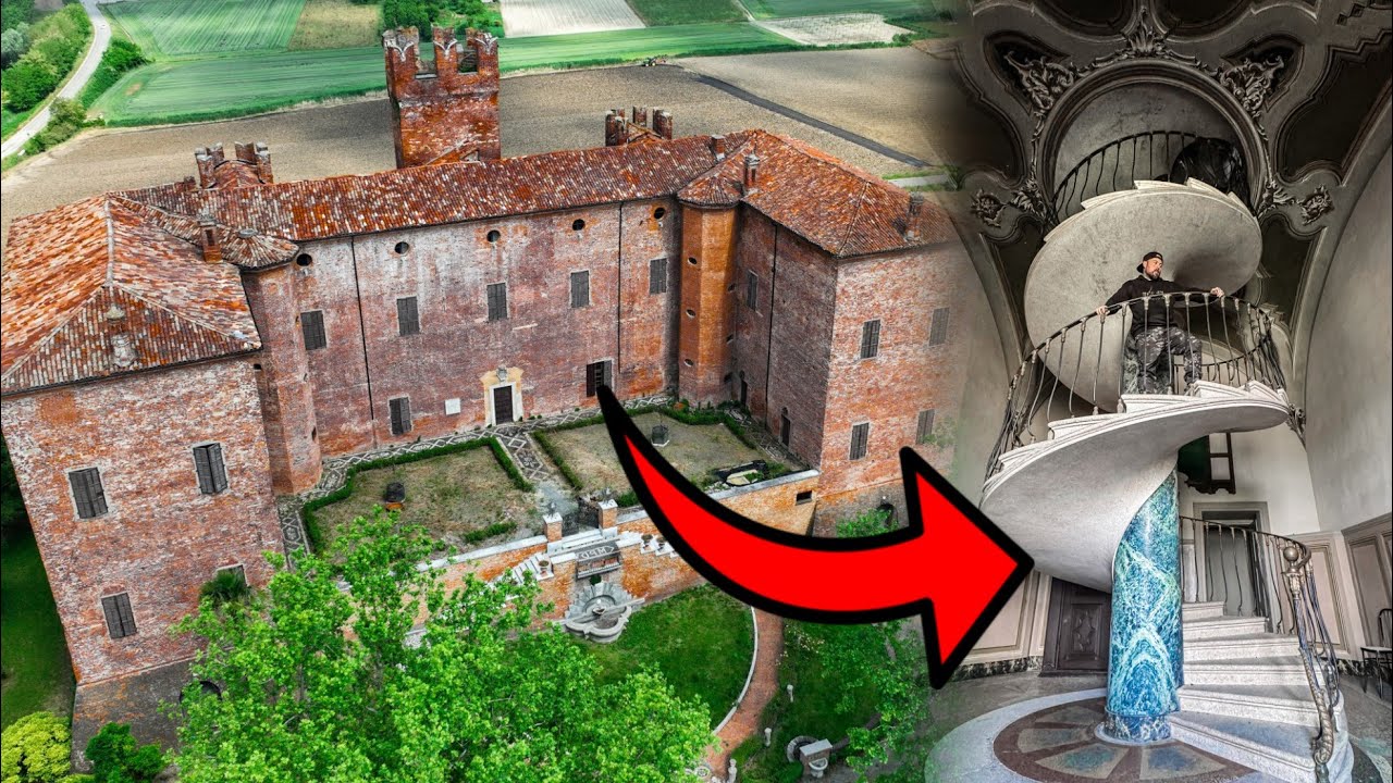 Most Expensive Abandoned Castle in Europe | Spiral Staircase ONLY For Billionaires