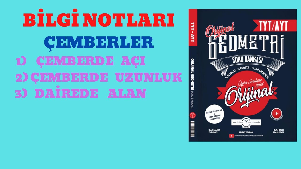 ÇEMBERLER BİLGİ NOTU #İSPATLI