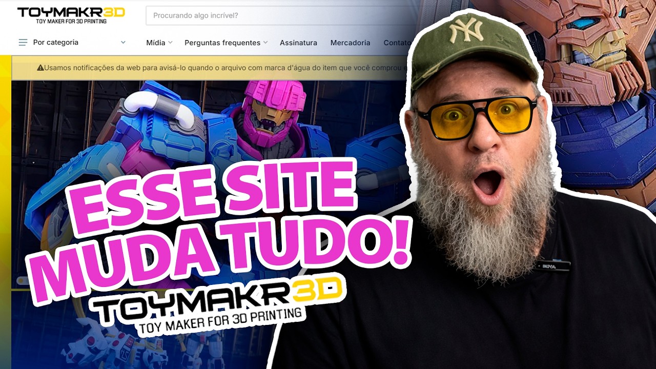 ESSE SITE MUDA TUDO! TOYMAKR3D, STLs INCR&Iacute;VEIS E V&Aacute;RIOS FREE PARA BAIXAR E IMPRIMIR
