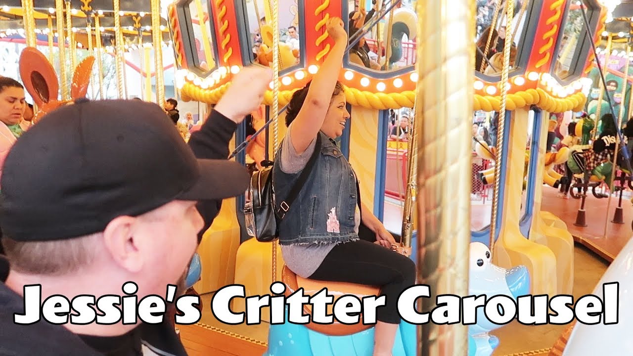 Jessie's Critter Carousel at Pixar Pier Disney California Adventure 2019