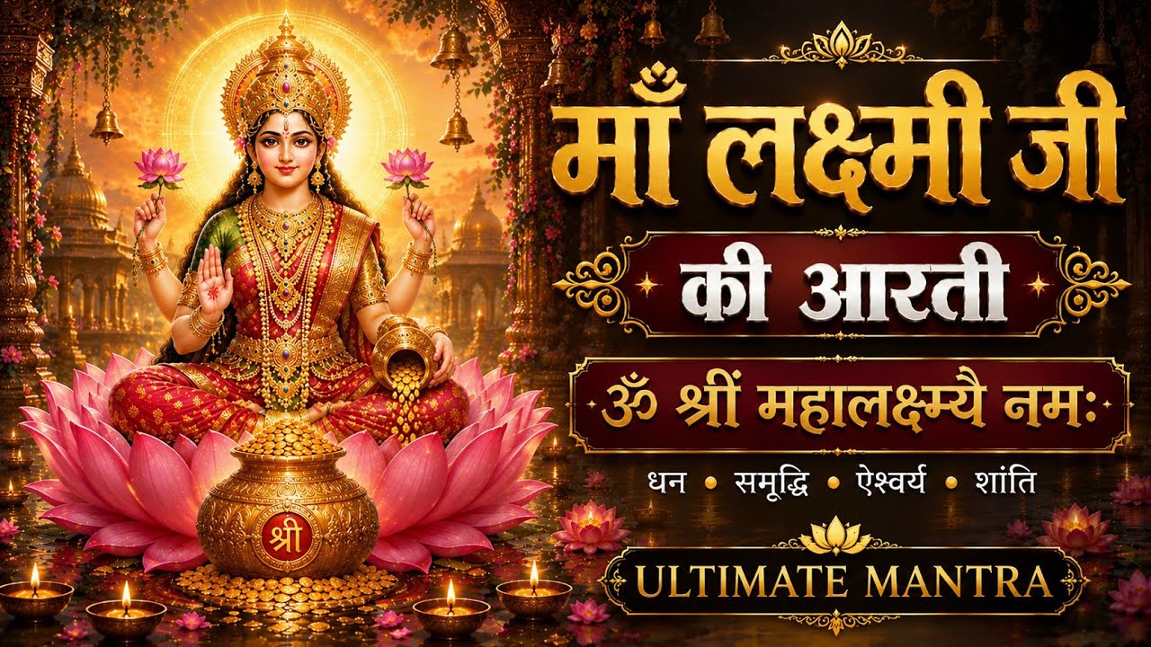ॐ श्री महालक्ष्म्यै नमः | Bhakti | Spritual | Arti | Bhajan #ultimatemantra #laxmi #laxmipuja 