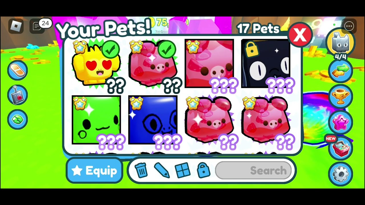 Дошел до Candy Island в Pet Simulator X