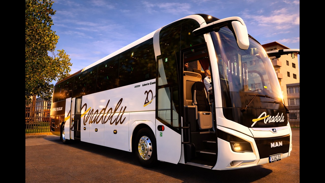 Bu Seferi'de Kazasız Bitirmedik Şükür 😂| ÇANAKKALE - ESKİŞEHİR SEFERİ | MAN LİONS COACH 2023 | ETS 2