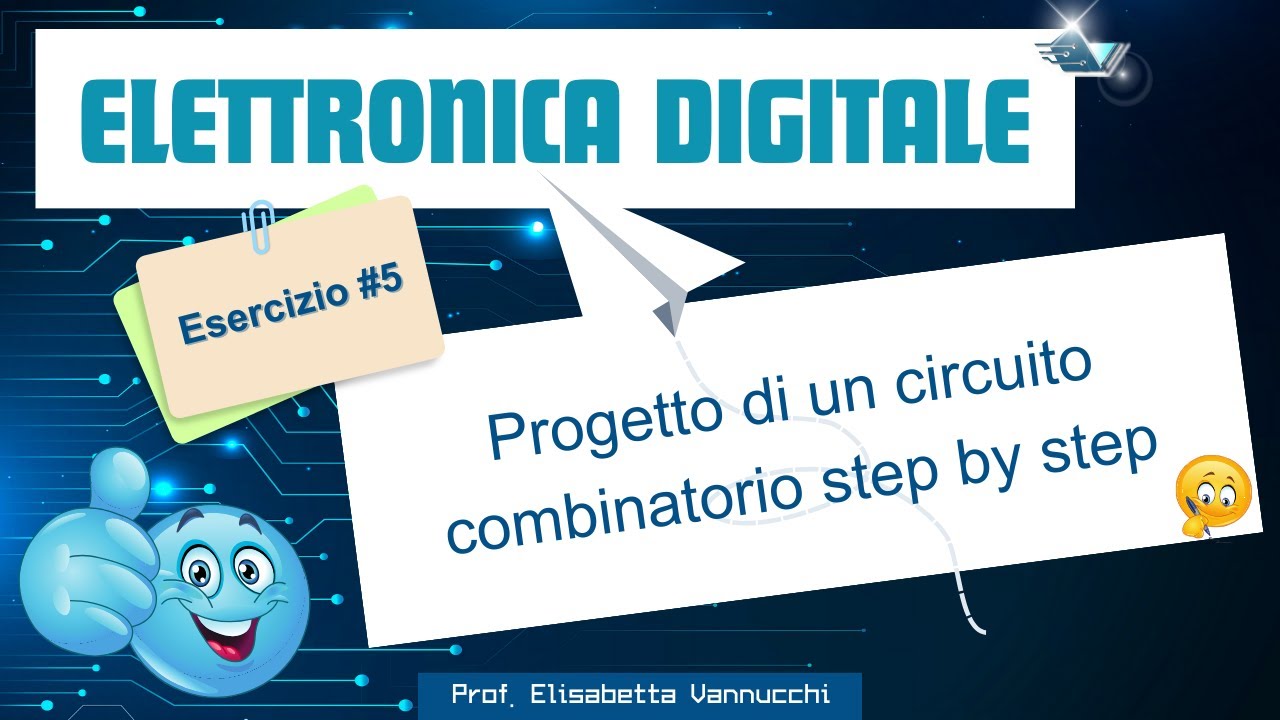 Esercizio guidato da problema a sintesi rete combinatoria minimizzata