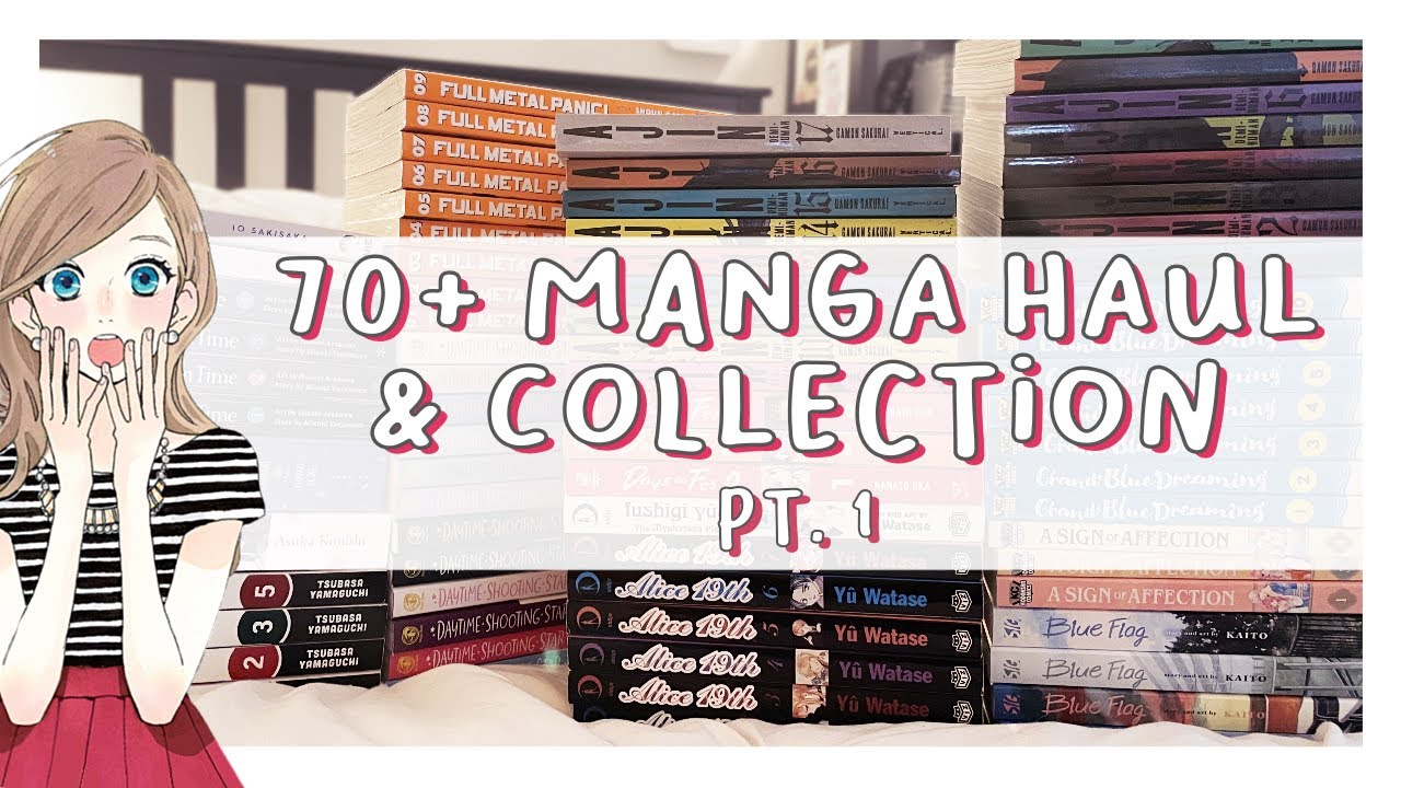 manga haul + collection pt. 1 | 70+ VOLUMES
