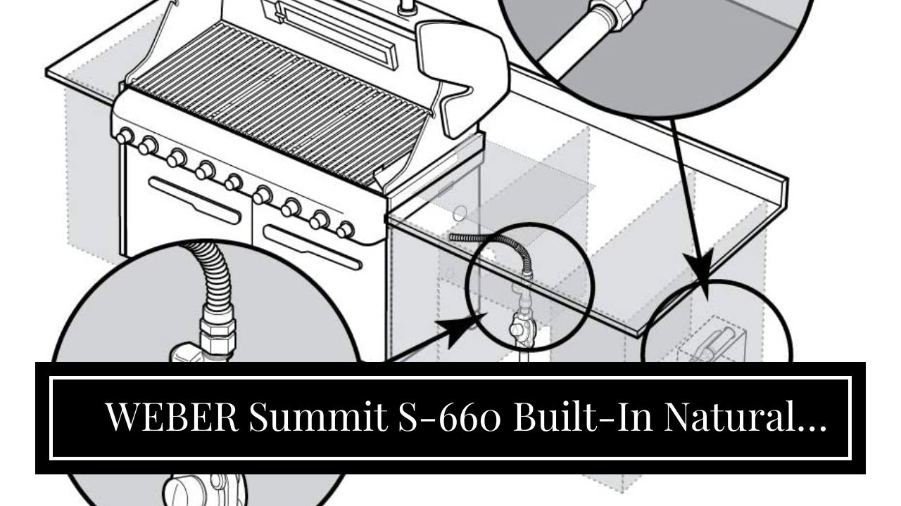 WEBER Summit S-660 Built-In Natural Gas Stainless Steel Grill (7460001)