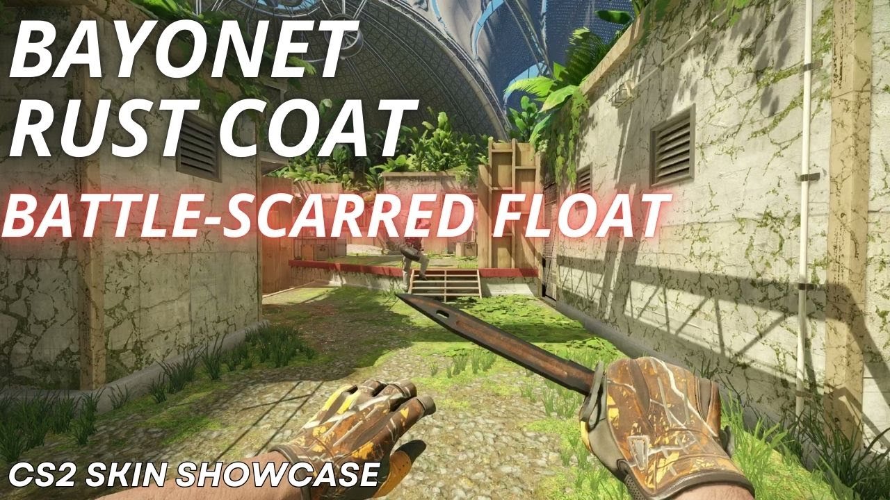 Bayonet Rust Coat (Well-Worn) | CS2 Skin Showcase with NEW Animation