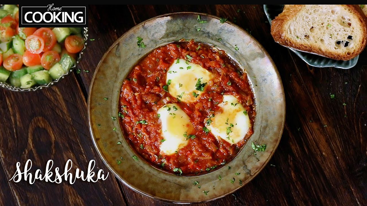 Shakshuka | Poached Egg in Tomato Sauce | Healthy Breakfast Recipe | Egg Recipes | @HomeCookingShow