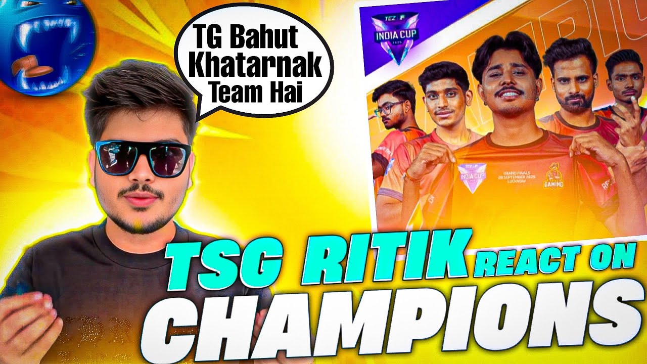 Tg Esports bahut dangerous team hai😱| Total gaming FFMIC Champions Reaction vedio | Ffmic 2025 win