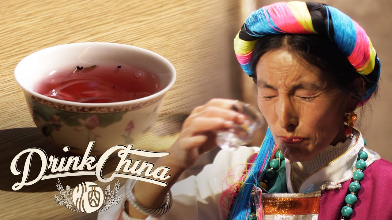 Tibetan Tribe's 75% Alcohol Medicinal Cures - Drink China (E3)