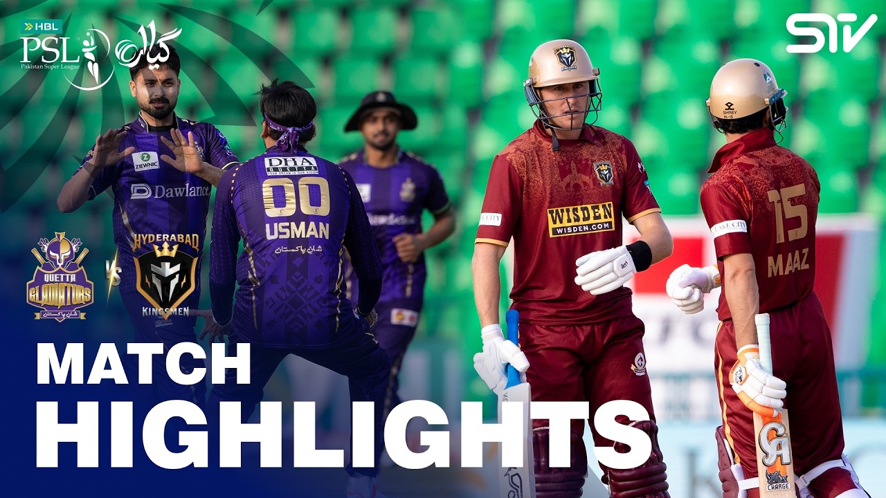 Quetta Gladiators Vs Hyderabad Kingsmen | Match 5 Highlights | HBL PSL 11 | MZB1J