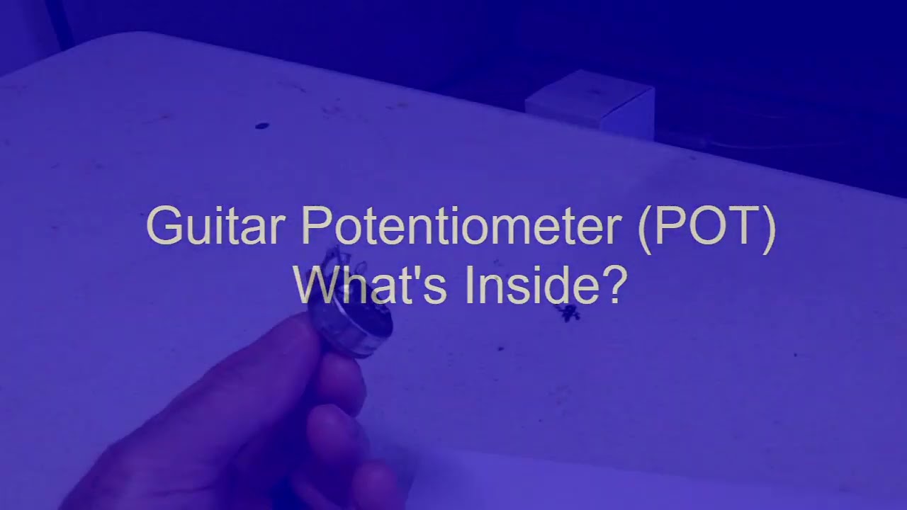 Faulty Guitar Potentiometer (POT) - What's inside?