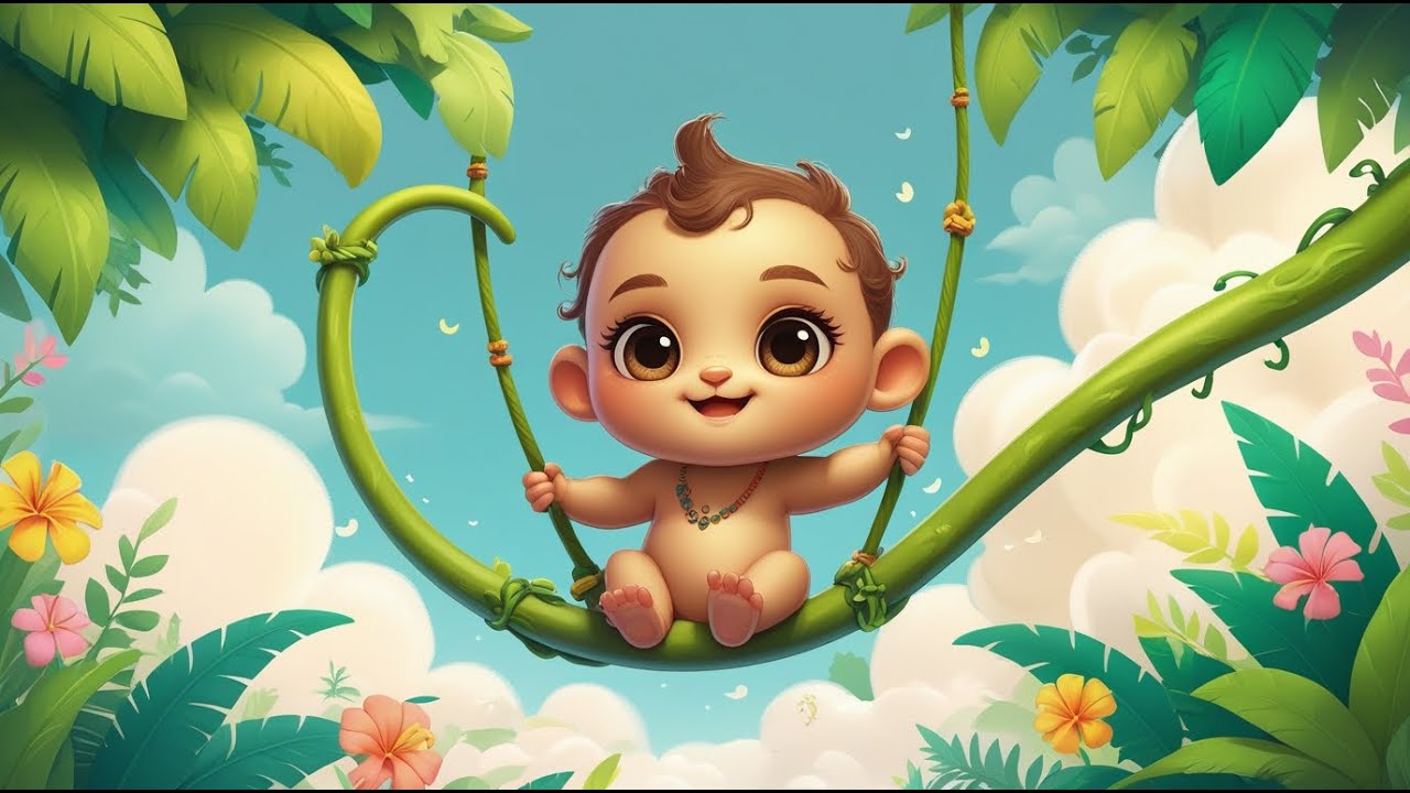 🌴🐒🎶 Muglee in Jungle | 3D Animated Kids Adventure Song ✨🌈