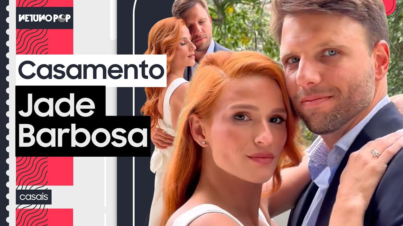 Ginasta Jade Barbosa se casa com administrador em SP | Rebeca Andrade canta e Flávia foge de buquê