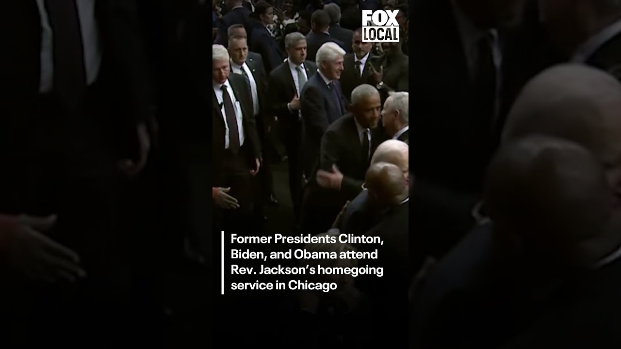 Former Presidents Clinton, Biden, and Obama attend Rev. Jackson&rsquo;s homegoing service in Chicago