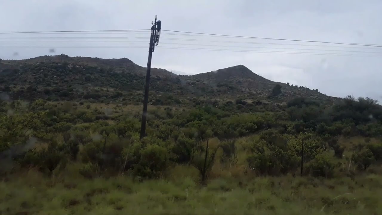Scenic Drive from Aliwal North , Maletswai to Lady Grey on R58