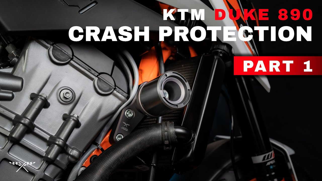 KTM 790 & 890 Duke - Alpha Vitesse Frame Sliders Installation