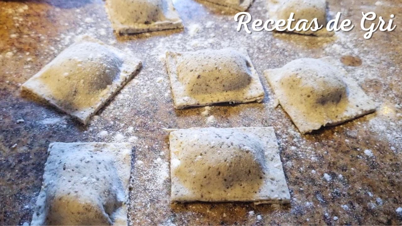PASTA sin GLUTEN y Sin Huevo❗ RAVIOLES... Para vos que estabas buscando unas PASTAS SALUDABLES 🆕
