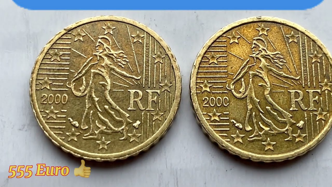 10 cent France 2000 euro coins ~300.000.000