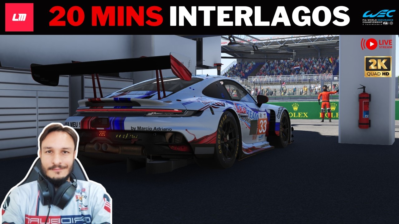 🏁 20 Mins de Interlagos - Porsche 992 LMGT3  -  Eliel Sales