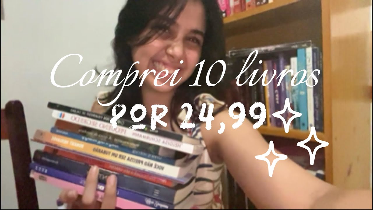 Comprei 10 livros por 24,99 na Shopee✨ #livros #promoção #booktube #unboxing 