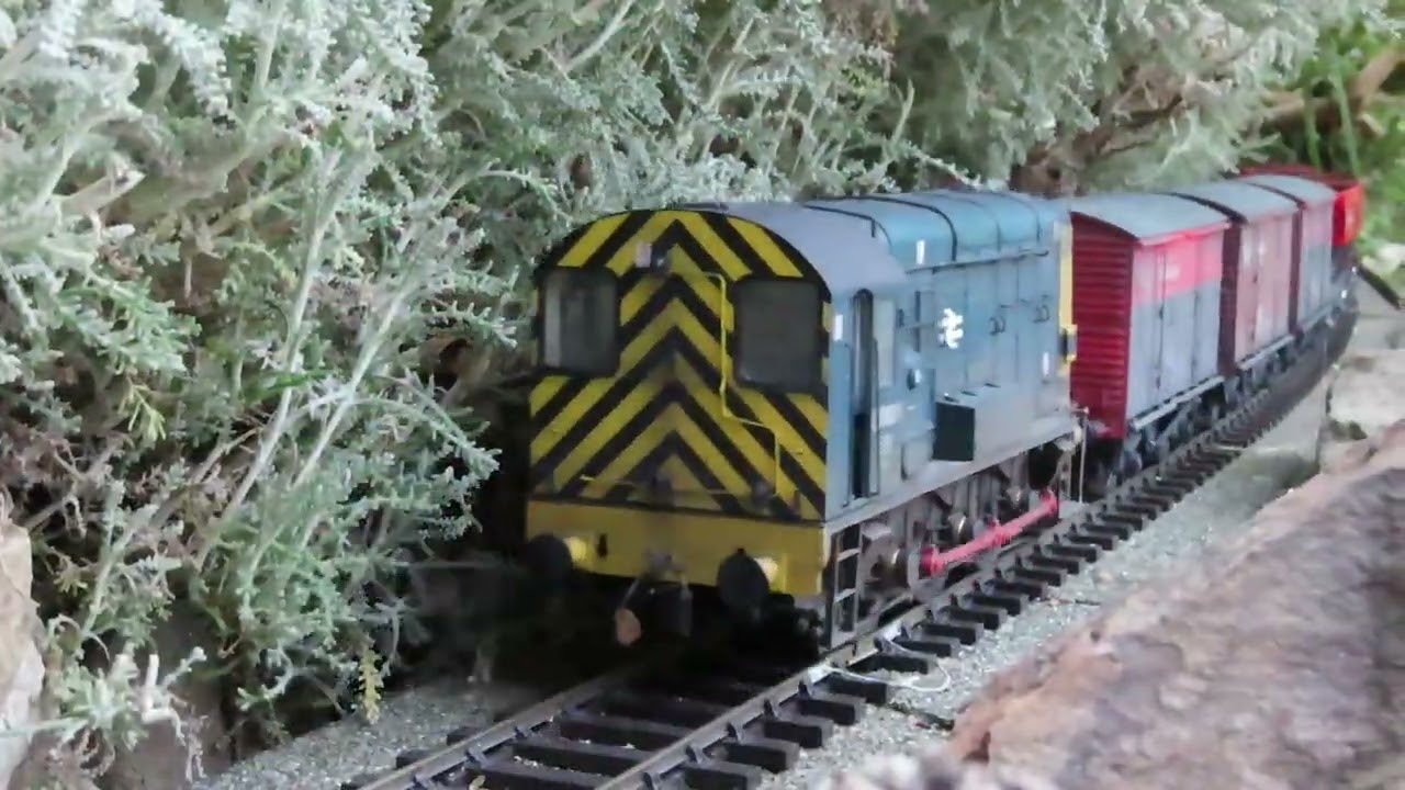 O Gauge Garden Railway running session