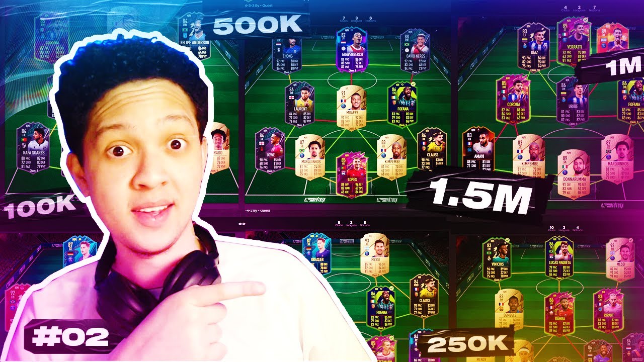 I BUILD YOUR TEAMS! FIFA 22 100K, 150K, 200K, 250K, 400K, 500K, 1M, 1.5M HYBRID SQUAD BUILDER