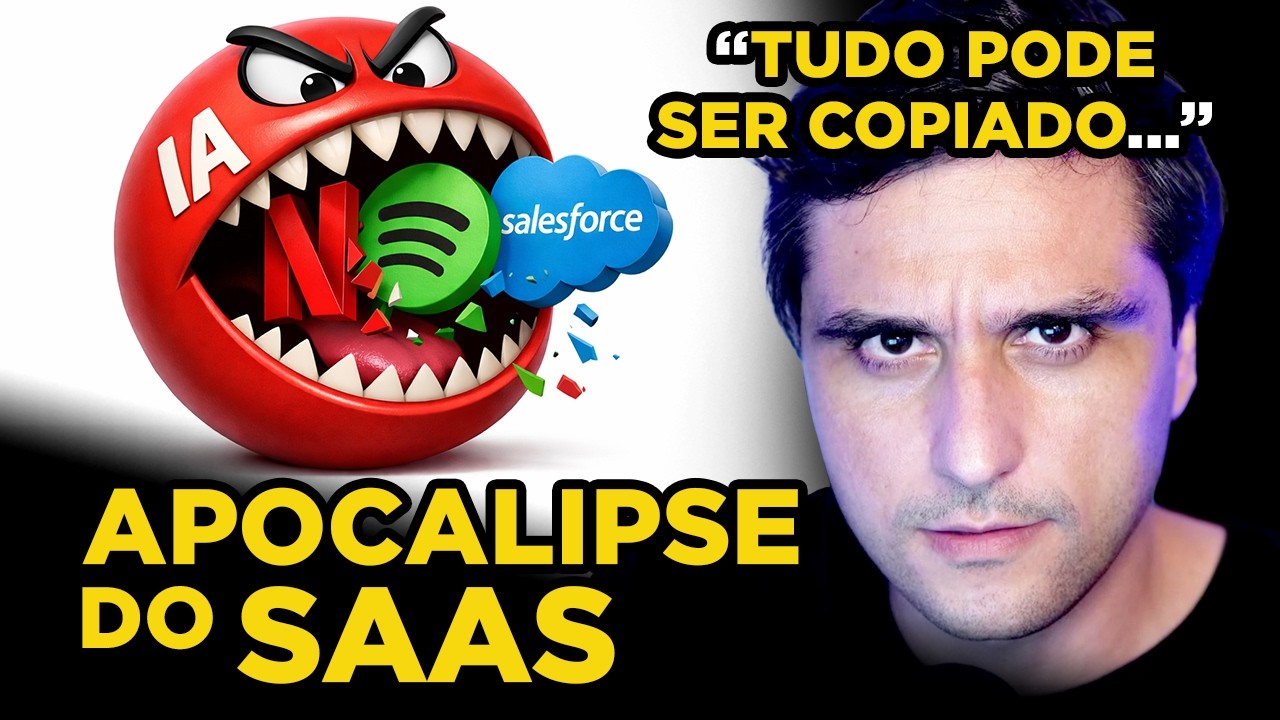 O Apocalipse do SaaS: Como a IA pode DESTRUIR o modelo bilionário do software