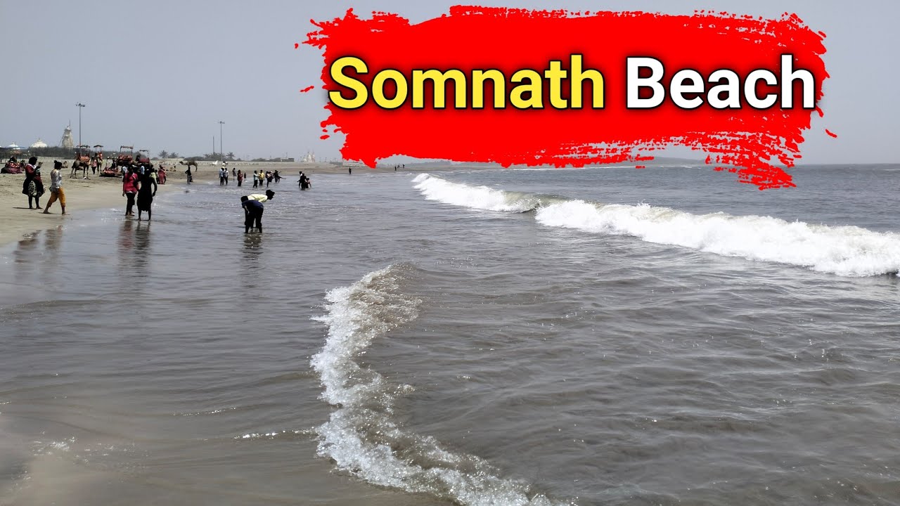 सोमनाथ beach  view | Somnath Temple (@BrijeshVlog