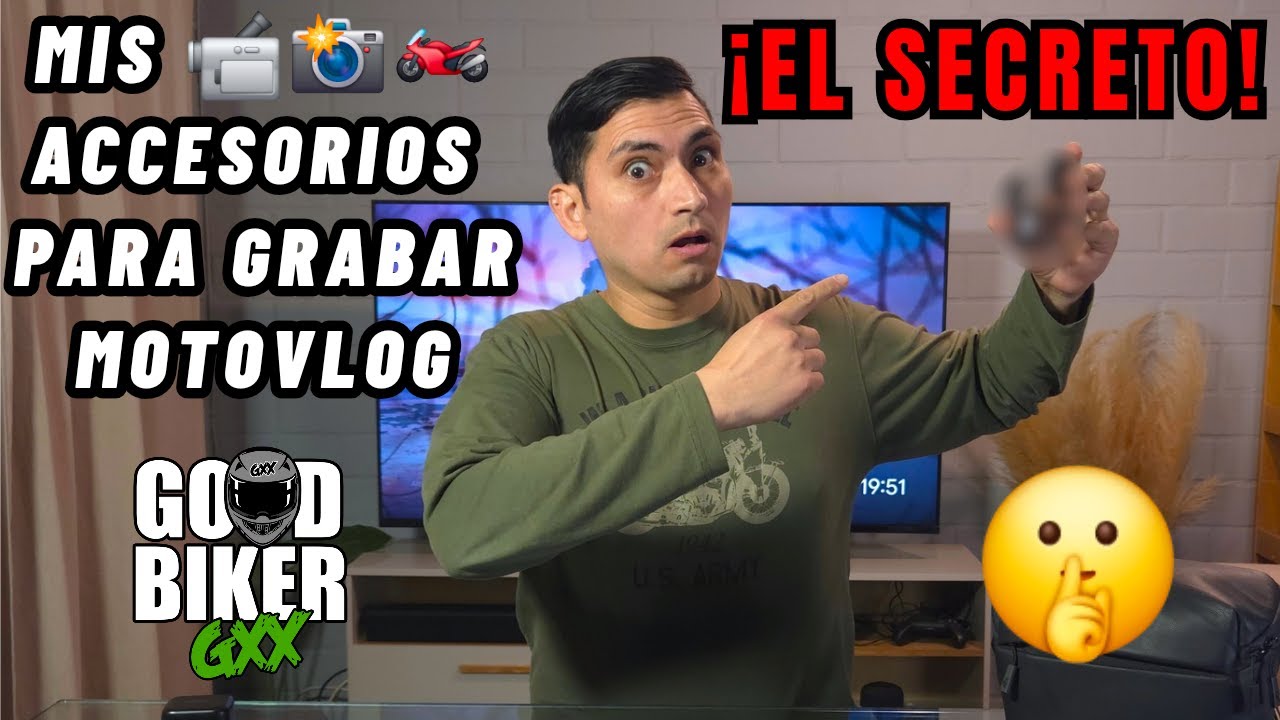 Mi equipo completo para garbar motovlog + el accesorio indispensable 🎬