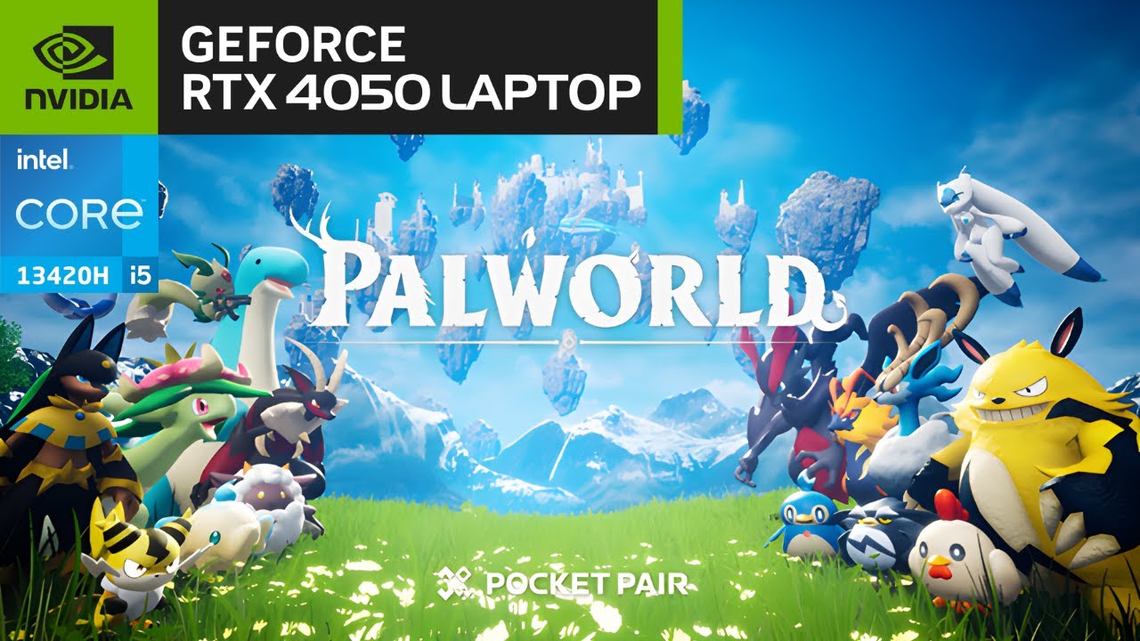 Palworld Benchmark on Intel i5-13420H RTX 4050 Laptop | Lenovo LOQ 15 IRH8 8HID