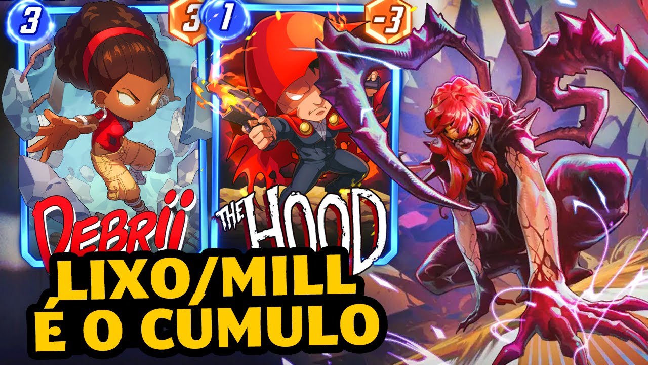 POR ESSA EU NÃO ESPERAVA: LIXO e MILL JUNTOS são o CÚMULO DOS CÚMULOS |Marvel Snap