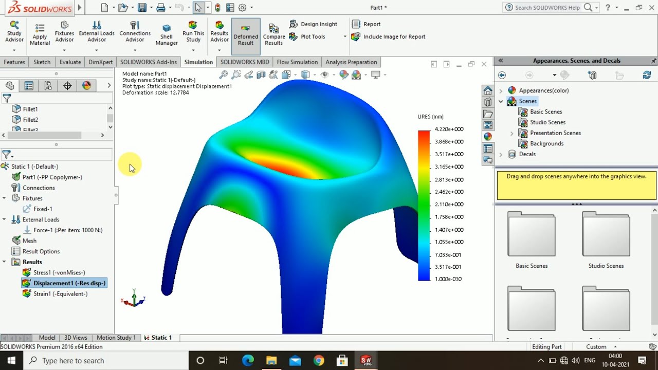 Failure Analysis | SolidWorks Simulation