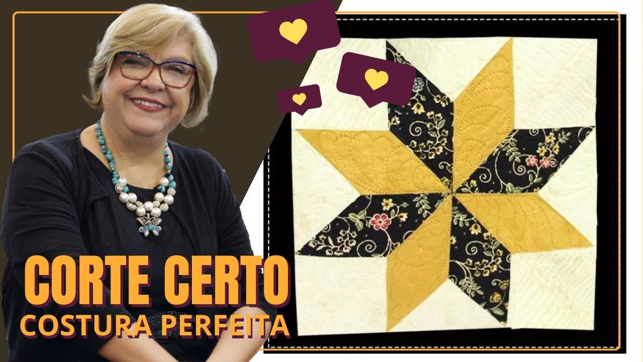 O Segredo da Estrela de 8 Pontas no Patchwork! | Patchwork Sem Segredos | Ana Cosentino