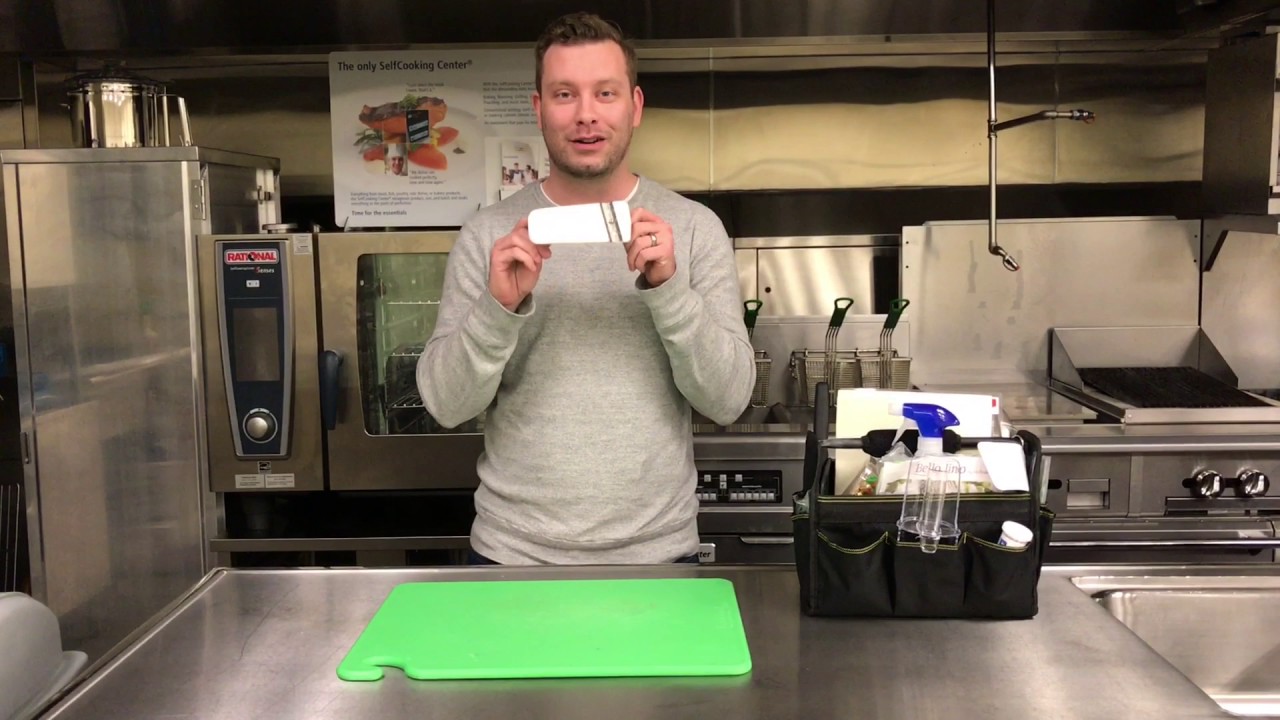 PJP ToolBox - Carlisle Cutting Board Scraper Demonstration