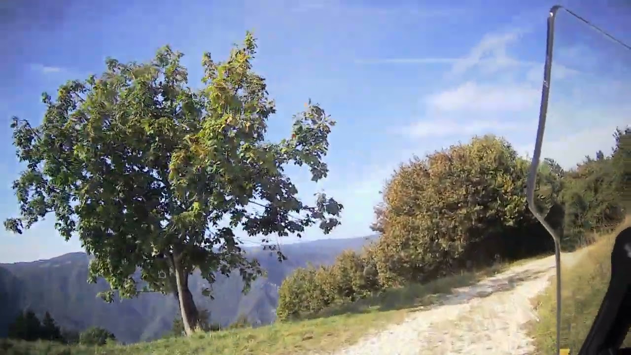 Monte Grappa in moto on off road