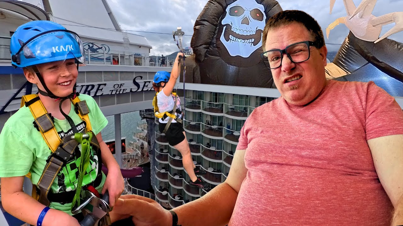 Schisser gehen von Bord! Wir bleiben mutig und kämpfen mit Zipline & Monstern 🚢FamilienVLOG Tag 4