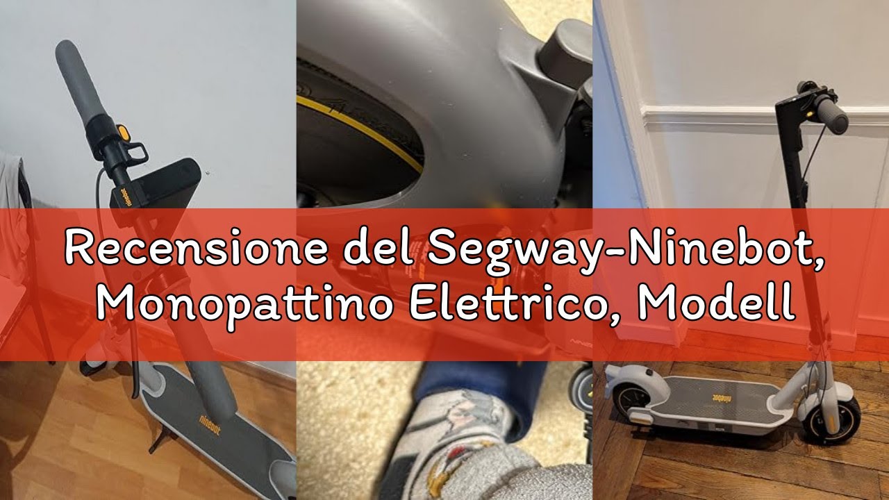 Recensione del Segway-Ninebot, Monopattino Elettrico, Modello Max G2E per adulti, 25 km/h velocità m