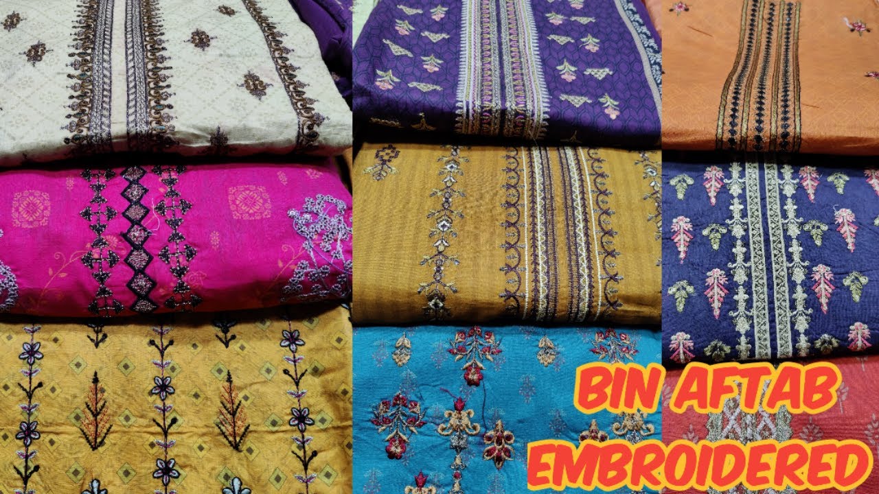 Bin Aftab embroidered Collection 2023  #binsaeedlawn #binsaeedembroided #binsaeedcutwork #fencydress