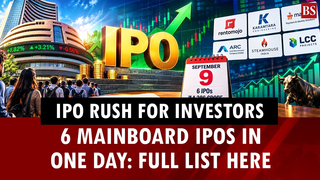 IPO rush for investors 6 mainboard IPOs in one day: Full list here | IPO alert