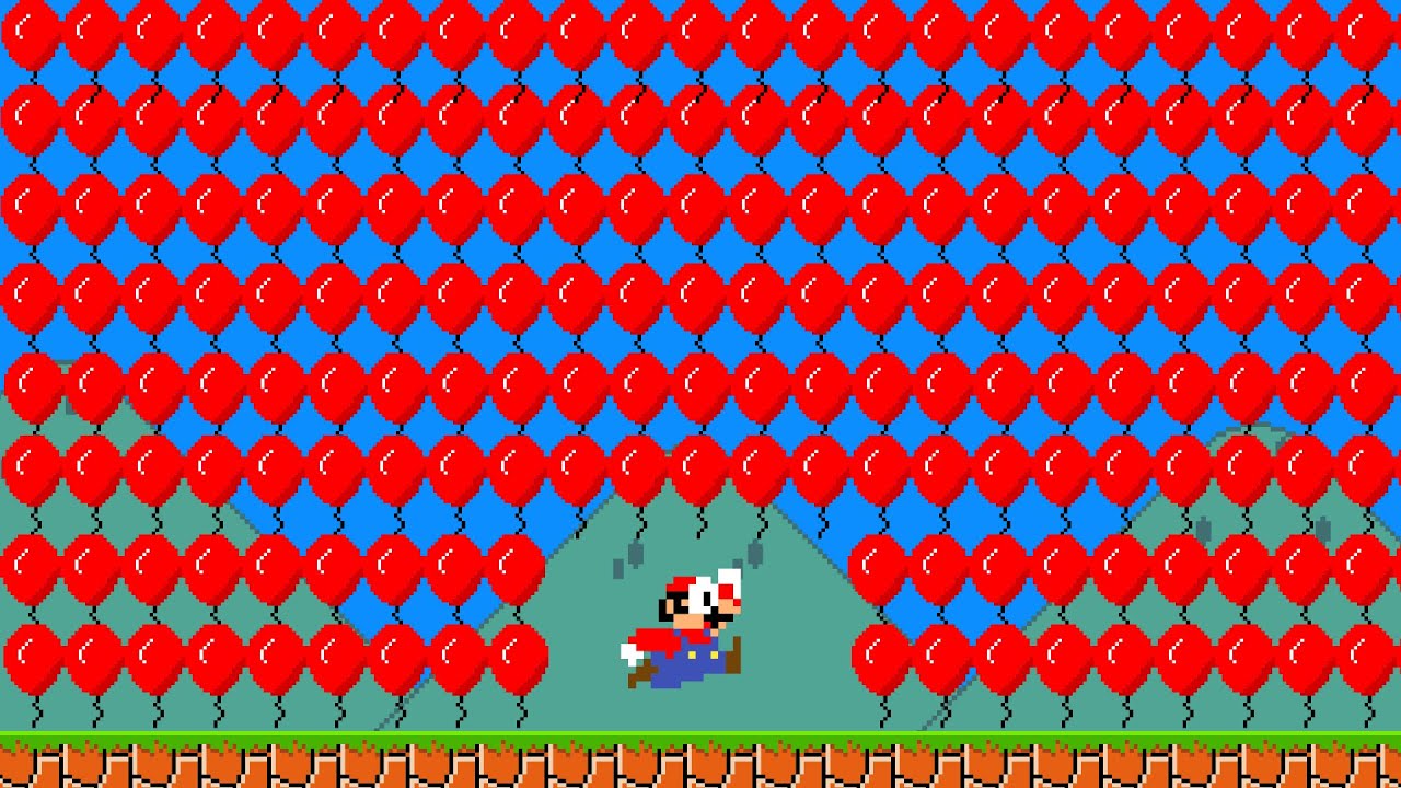Mr. Mario: What if Every time Mario jumps, a bubbles appears!