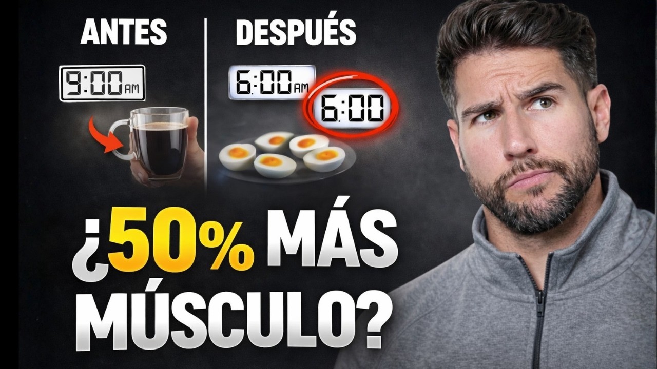 ¿Levantarte a las 6AM te hace ganar más músculo?